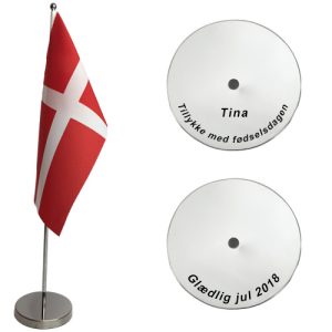 Bordflag med personlig gravering