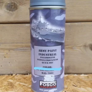 Spraymaling Bluegrey/blågrå med brun