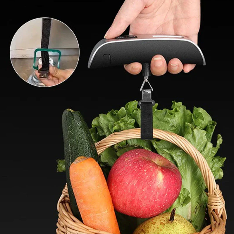 Bærbar bagagevægt med LCD-display - Billede 5